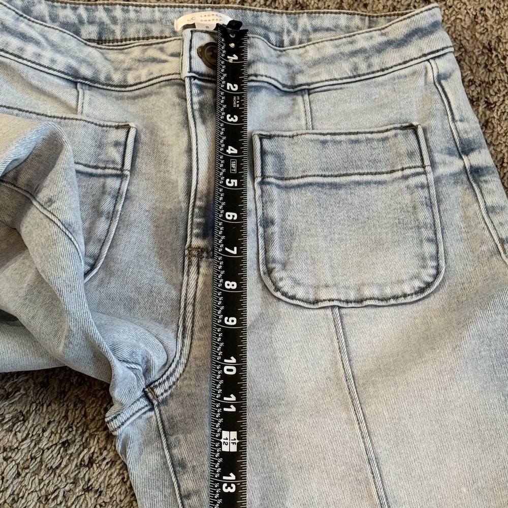 Lauren Conrad LC Super High-Rise Flare Wide Leg Jeans Woman's 8 - Picture 9 of 11